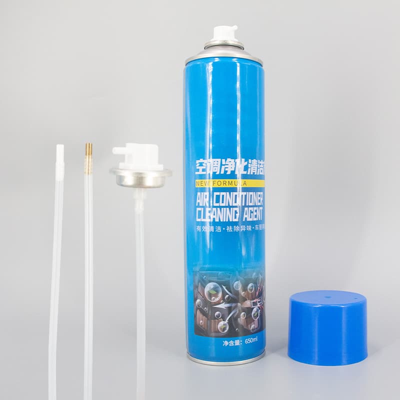 AC disinfectant aerosol valve